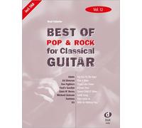 Beat Scherler Best of Pop & Rock for Classical Guitar Vol. 12 (Tascabile)