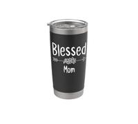 Beata Mamma Religione Cristiana Compleanno Spirituale Bicchiere termico in acciaio inox doppia parete