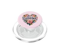 Beata nonna donna grande nonna floreale cuore festa della mamma PopSockets PopGrip per MagSafe