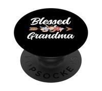 Beata Nonna Fiore Decor Nonna Festa della Mamma Donne PopSockets PopGrip Adesivo