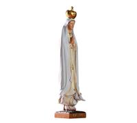 Beata Vergine Maria Fatima Statua di Nostra Signora di Fatima Vergine Maria con Beata Madre Statua Statua della Vergine Maria Fatima - Figure di Nostra Signora di Fatima Santísi