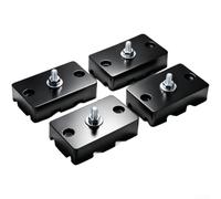 Beatanug Morsa angolare resistente, larghezza ganasce da 7,6 cm con inclinazione da 0 a 90° e base girevole a 360° per progetti di foratura, fresatura e lavorazione del legno (A)