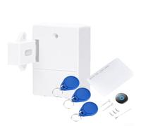 Beatanug Serratura elettronica invisibile per armadietti, con sensore per scheda IC, serratura elettronica invisibile per cassetti, senza chiave, chiusura intelligente per mobili fai da te, per casa