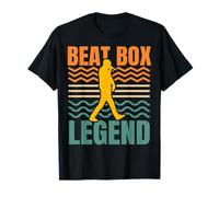 Beatbox Legend Music Old School Microfono Rap Beatboxer Maglietta