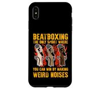 Beatbox Music Old School Microfono rap Beatboxer Custodia per iPhone XS Max