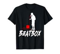 Beatbox Music Old School Microfono Rap Beatboxer Maglietta
