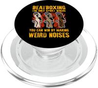 Beatbox Music Old School Microfono rap Beatboxer PopSockets PopGrip per MagSafe