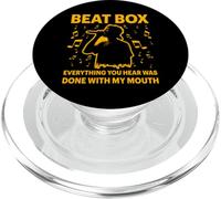 Beatbox Music Old School Microfono rap Beatboxer PopSockets PopGrip per MagSafe