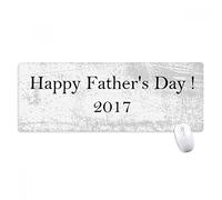 beatChong 2017 Happy Father Day Festival Quota Antisdrucciolevoli Mousepad Grande esteso Gioco Ufficio titched Bordi Mat Regalo Computer