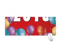 beatChong 2018 Balloon Year of The Mousepad Grande Gioco Esteso Ufficio Bordi titched Computer Mat Regalo Cane Felice Anno Nuovo Antisdrucciolevoli