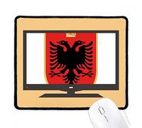 beatChong Albania Tirana Nazionale Emblem Computer Mouse Pad Antiscivolo in Gomma Mousepad Gioco Ufficio