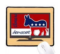 beatChong America del Donkey Emblem democratico Computer Mouse Pad Antiscivolo in Gomma Mousepad Gioco Ufficio