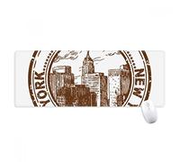 beatChong America del New York Classic Country Città Antisdrucciolevoli Mousepad Grande Gioco Esteso Ufficio Bordi titched Mat Regalo Computer