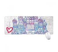 beatChong Amo Cattedrale Antisdrucciolevoli Mousepad Grande Ufficio Gioco esteso titched Bordi Mat Regalo Computer di Mosca San Basilio