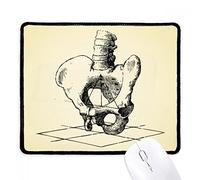 beatChong Anca Spina Dorsale Umana Scheletro Sketch Antisdrucciolevoli Mousepad Gioco Ufficio Nero Cucito Edges Regalo
