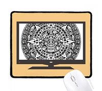 beatChong Antico Egitto Abstract Pattern Art Sagoma Computer Mouse Pad Antiscivolo in Gomma Mousepad Gioco Ufficio