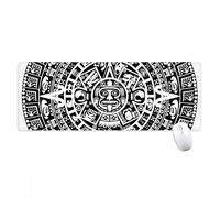 beatChong Antico Egitto Abstract Pattern Art Silhouette Antisdrucciolevoli Mousepad Grande esteso Gioco Ufficio titched Bordi Mat Regalo Computer