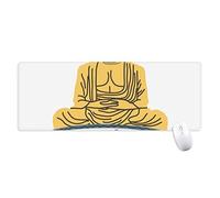 beatChong Attrazioni Taiwan Sono in viaggio Buddha Cina antisdrucciolevoli Mousepad Grande Gioco Esteso ufficio Bordi Mat regalo Computer titched
