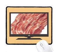 beatChong Bistecca Rotolo Carne cruda Cibo Texture Computer Mouse Pad Antiscivolo in Gomma Mousepad Gioco Ufficio