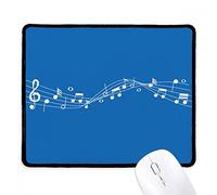 beatChong Blu Music Movg 5-Le Staff Mousepad Nero Cucito Bordo Non stuoia di Slittamento del Gioco