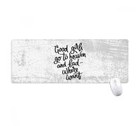 beatChong Brave Ragazze Vanno in Paradiso e Bad Dove Vuoi Antisdrucciolevoli Mousepad Grande esteso Gioco Ufficio titched Bordi Mat Regalo Computer