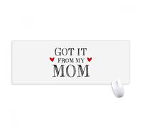 beatChong Capito da mia Mamma Bambini Madre Presente Antisdrucciolevoli Mousepad Grande esteso Gioco Ufficio titched Bordi Mat Regalo Computer