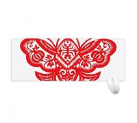 beatChong Carta Rossa Cinese Tradizionale Taglio Antisdrucciolevoli Mousepad Grande Gioco Esteso Ufficio Bordi titched Mat Regalo Computer