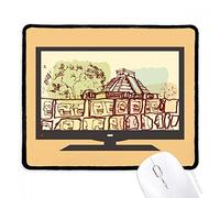 beatChong Chichen Itza in Messico Antica civiltà Disegno Computer Mouse Pad Antiscivolo in Gomma Mousepad Gioco Ufficio