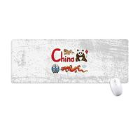 beatChong Cina modello nazionale simbolo d'interesse antisdrucciolevoli Mousepad Grande esteso gioco Ufficio titched Bordi Mat regalo Computer