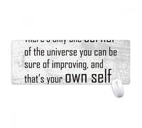 beatChong Citazione È possibile modificare il proprio auto antisdrucciolevoli Mousepad Grande gioco dell'ufficio esteso Bordi Mat regalo Computer titched