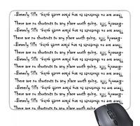 beatChong Citazione Inspirational A proposito di Percorso da Beverly Sills rettangolo Antiscivolo in Gomma Mousepad Mouse Game Pad Regalo