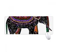 beatChong Colorful Elephant Cina minoranza Dressing Totem Antisdrucciolevoli Mousepad Grande Gioco Esteso Ufficio Bordi Mat Regalo Computer titched
