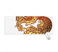 beatChong Colorful Phoenix Animal Art Silhouette Antisdrucciolevoli Mousepad Grande Gioco Esteso Ufficio Bordi titched Mat Regalo Computer