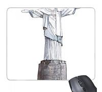 beatChong Cristo Redentore di gomma Mousepad Mouse Game Pad regalo Brasile rettangolo antiscivolo