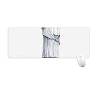 beatChong Cristo Redentore di Mousepad Grande Gioco Esteso Ufficio Bordi titched Computer Mat Regalo Brasile Antiscivolo