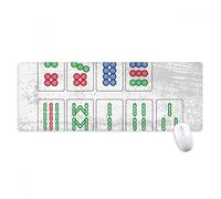 beatChong Cultura Cinese Mahjong Scacchi Antisdrucciolevoli Mousepad Grande Gioco Esteso Ufficio Bordi titched Mat Regalo Computer