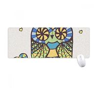 beatChong Decorative Amore Owl Antisdrucciolevoli Mousepad Grande Gioco Esteso Ufficio Bordi titched Mat Regalo Computer