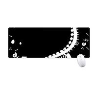 beatChong Dinosauro Ossa Osso Vegetazione Antisdrucciolevoli Mousepad Grande Gioco Esteso Ufficio Bordi titched Mat Regalo Computer