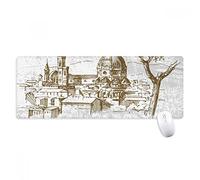 beatChong Duomo di Firenze Italia del modello antisdrucciolevoli Mousepad Grande esteso gioco Ufficio titched Bordi Mat regalo Computer