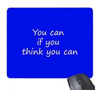 beatChong È Possibile se Si Pensa Che Si può Inspirational Citazione Detti rettangolo Antiscivolo in Gomma Mousepad Mouse Game Pad Regalo