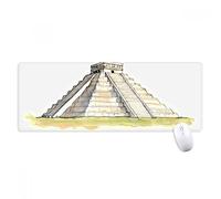 beatChong El Castillo in mesoamericana antisdrucciolevoli Mousepad Grande gioco dell'ufficio esteso titched Bordi Mat regalo Computer