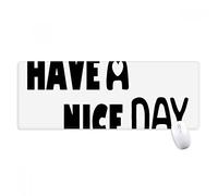 beatChong English Quota design Nice Day antisdrucciolevoli Mousepad Grande Gioco Esteso ufficio Bordi Mat regalo Computer titched
