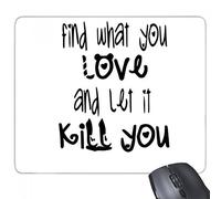 beatChong English Word Design Love And Gomma Mousepad Gioco Ufficio Mouse Pad Regalo Uccidere i Non-Slip
