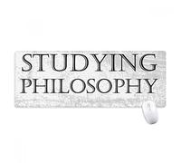 beatChong Frase breve gli studi di filosofia antisdrucciolevoli Mousepad Grande Gioco Esteso ufficio Bordi Mat regalo Computer titched