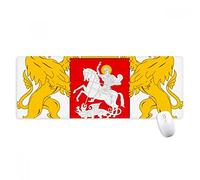beatChong Georgia National Emblem Paese Antisdrucciolevoli Mousepad Grande Gioco Esteso Ufficio Bordi Mat Regalo Computer titched