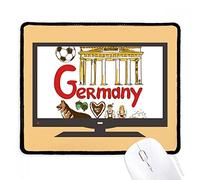 beatChong Germary Simbolo d'Interesse Nazionale, Mouse Pad Antiscivolo in Gomma Mousepad Gioco Ufficio