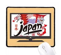 beatChong Giappone Rosso Nero Mappa Ragazze Gatto Fortunato Computer Mouse Pad Antiscivolo in Gomma Mousepad Gioco Ufficio