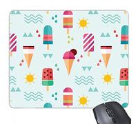 beatChong Gomma Mousepad gioco Ufficio Mouse Pad regalo Sun Mountain River Popsicle Sweet Ice Cream antiscivolo