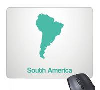beatChong Gomma Mousepad Gioco Ufficio Mouse Pad Regalo Verde Sud America Illustrazione Mappa Antiscivolo