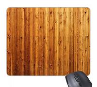 beatChong Gomma Mousepad Mouse Game Pad regalo arancione per pavimenti in legno Carta da parati Texture Rettangolo antiscivolo